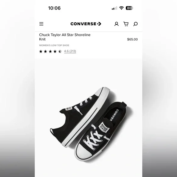 Converse Shoreline Knit low top kicks - Picture 6 of 7